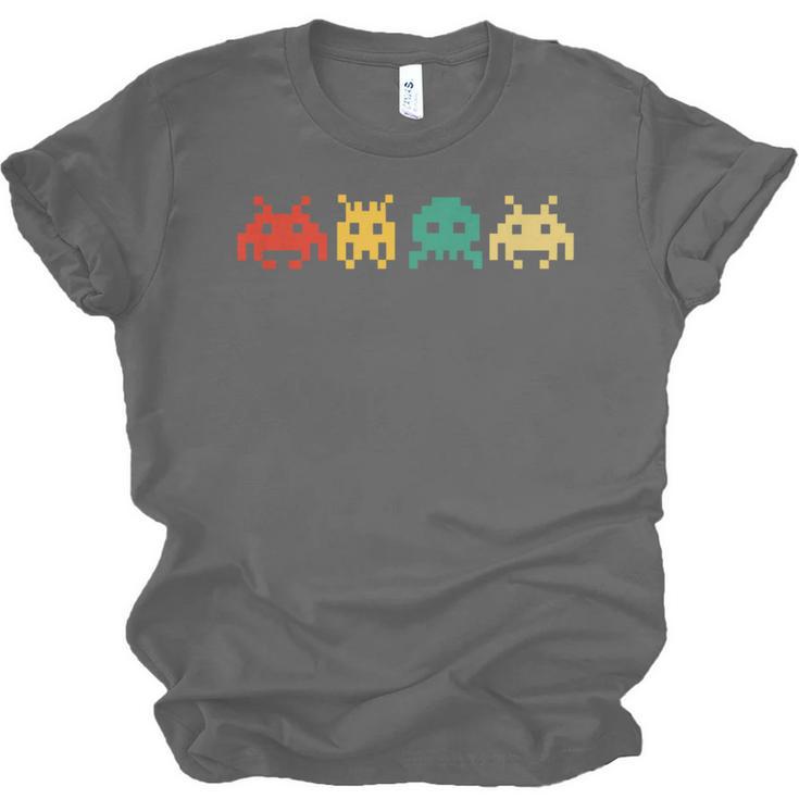 80s Video Game Vintage Nostalgia Retro Arcade Novelty Unisex Jersey T-Shirt
