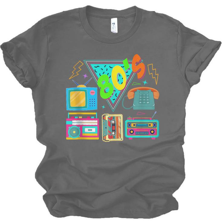80's Vintage Cassette Tape Nostalgia Mixtape Era 1980s Retro Unisex Jersey T-Shirt