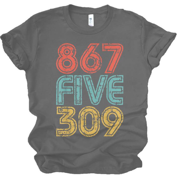 8675309 Retro Vintage 80's 90's Music Nostalgia Unisex Jersey T-Shirt 8675309 Retro Vintage 80's 90's Music Nostalgia Unisex Jersey T-Shirt