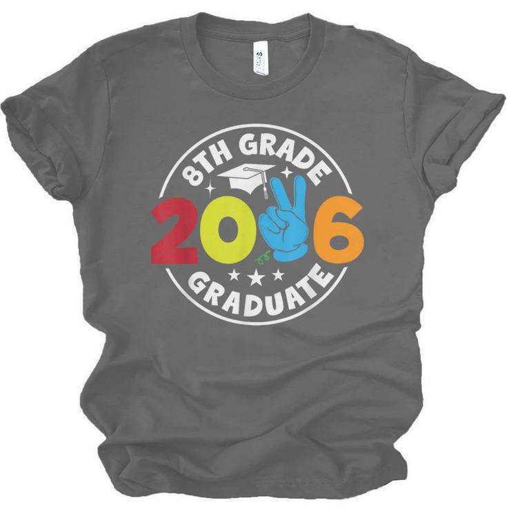 8th Grade 2026 Graduate School Senior Year Graduation Day Unisex Jersey T-Shirt
