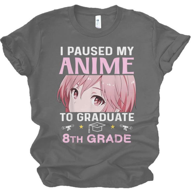 8th Grade Graduation Anime 2024 Graduate Middle School Girls Unisex Jersey T-Shirt