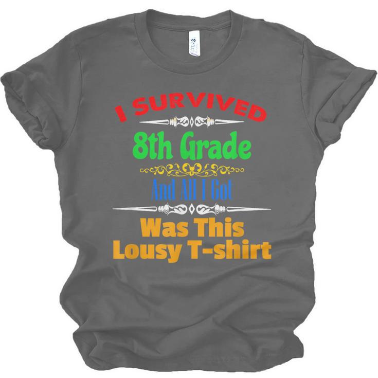 8th Grade Graduation Boys Girls Grad Education Unisex Jersey T-Shirt
