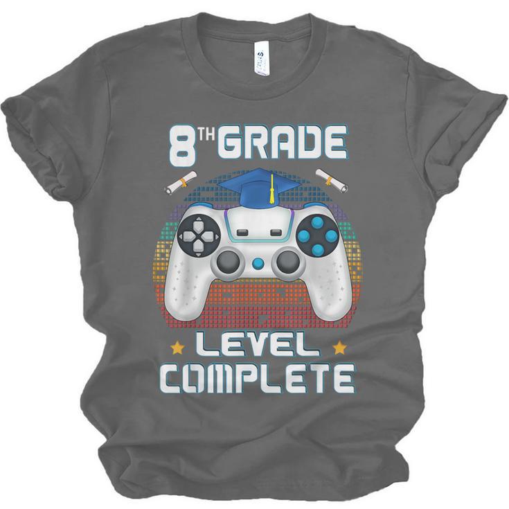 8th Grade Level Complete Graduation Class 2023 Gamer Boys Unisex Jersey T-Shirt