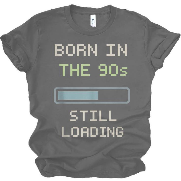 90s Baby Tired Millennial Burnout Nostalgia Parenting Unisex Jersey T-Shirt