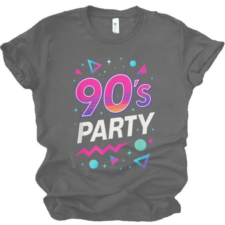 90's Party 90s Nostalgia Retro Rave Dance Music Unisex Jersey T-Shirt 90's Party 90s Nostalgia Retro Rave Dance Music Unisex Jersey T-Shirt