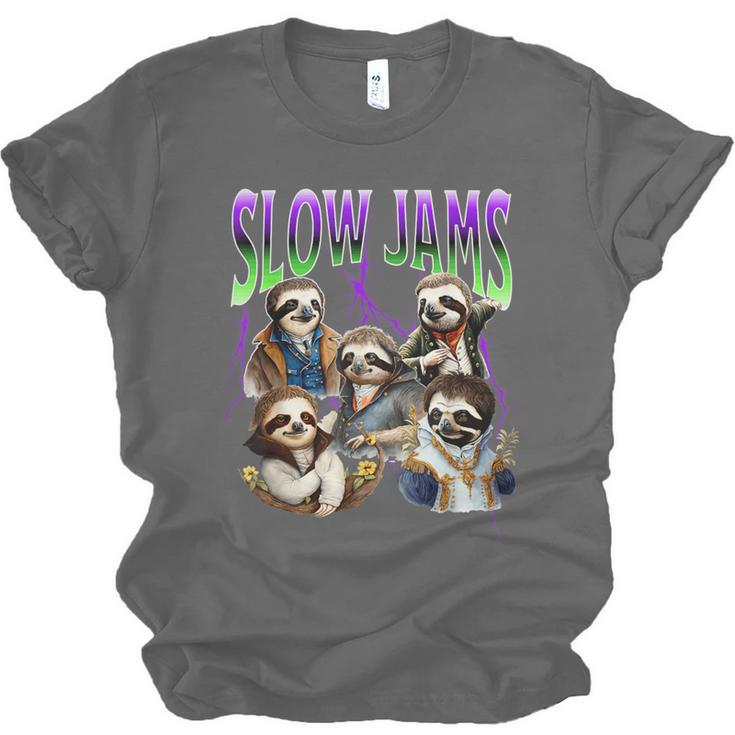 90s Style Bootleg Trendy Sloth Design For Introverts Unisex Jersey T-Shirt