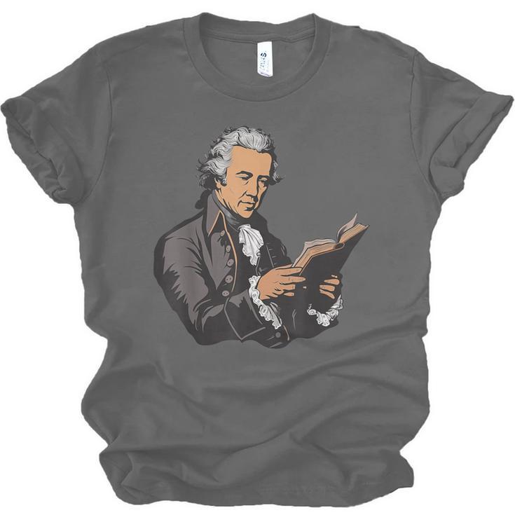 Alexander Hamilton Reading A Book Unisex Jersey T-Shirt Alexander Hamilton Reading A Book Unisex Jersey T-Shirt