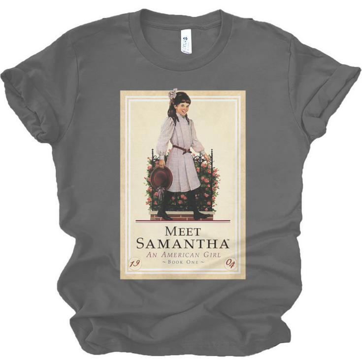 American Girl Meet Samantha Book Cover Unisex Jersey T-Shirt American Girl Meet Samantha Book Cover Unisex Jersey T-Shirt