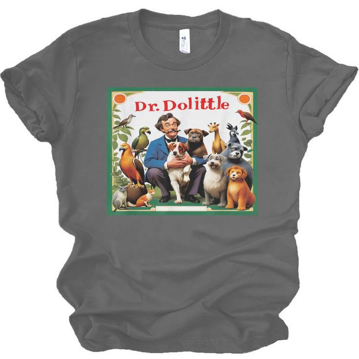 Animal Doctor & Communicator Dr Dolittle Children's Book Cover Unisex Jersey T-Shirt
