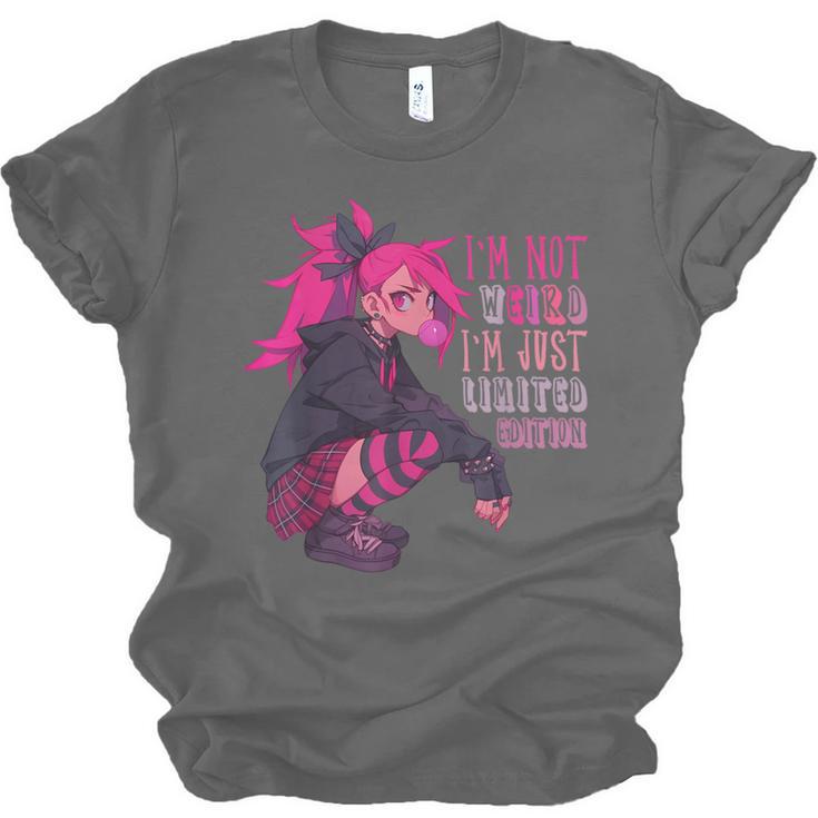 Anime Girl I'm Not Weird Just Limited Edition Introvert Goth Unisex Jersey T-Shirt Anime Girl I'm Not Weird Just Limited Edition Introvert Goth Unisex Jersey T-Shirt