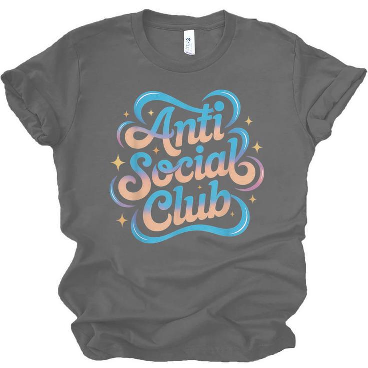Anti-Social Club Introvert Humor Unisex Jersey T-Shirt