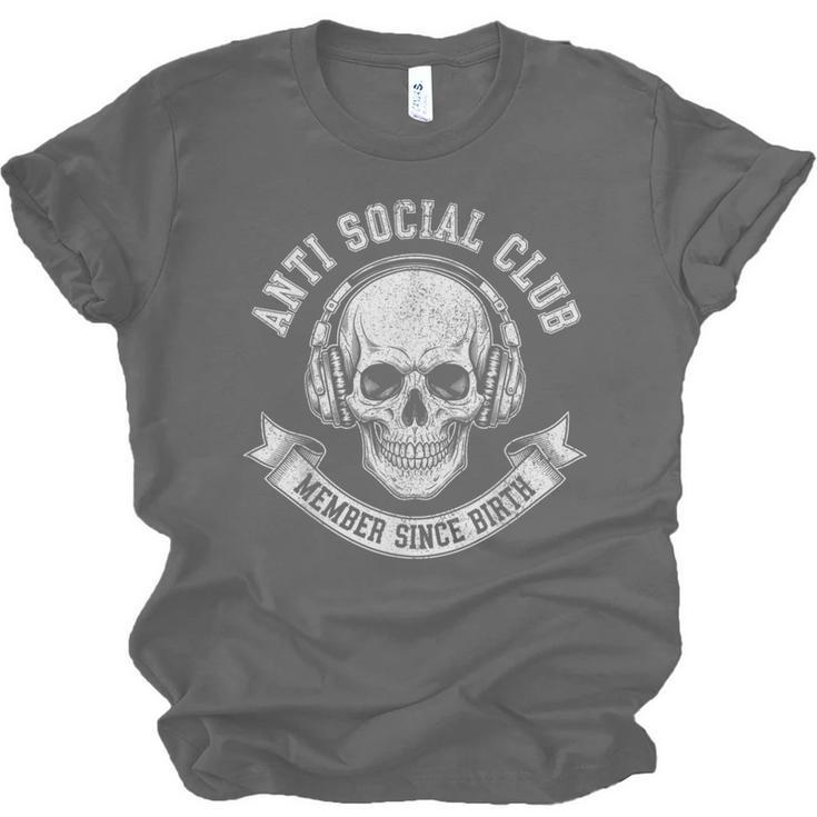 Anti Social Club Official Member Introvert Crest Unisex Jersey T-Shirt Anti Social Club Official Member Introvert Crest Unisex Jersey T-Shirt