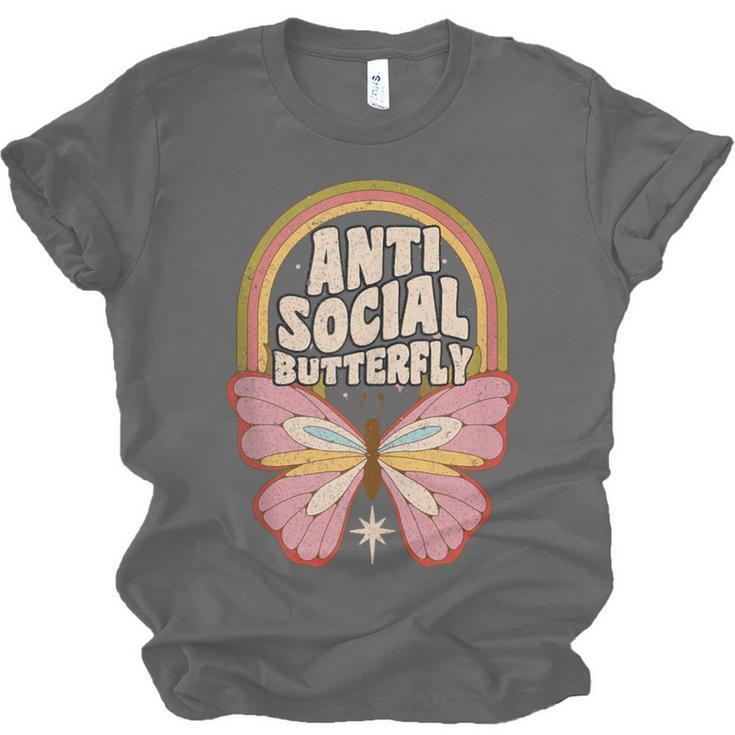 Anti-Social Introvert Butterfly Lover Unisex Jersey T-Shirt