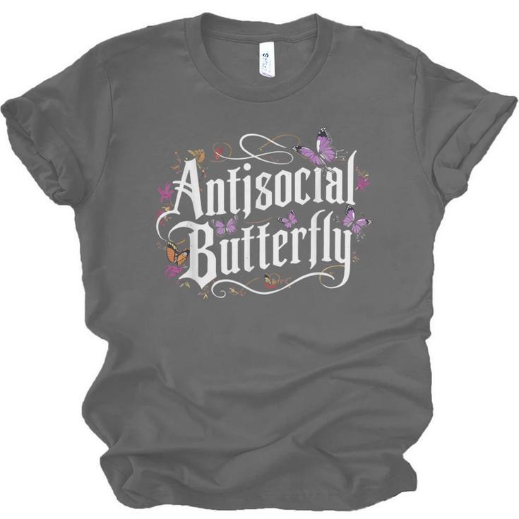 ANTISOCIAL BUTTERFLY Introvert Unisex Jersey T-Shirt