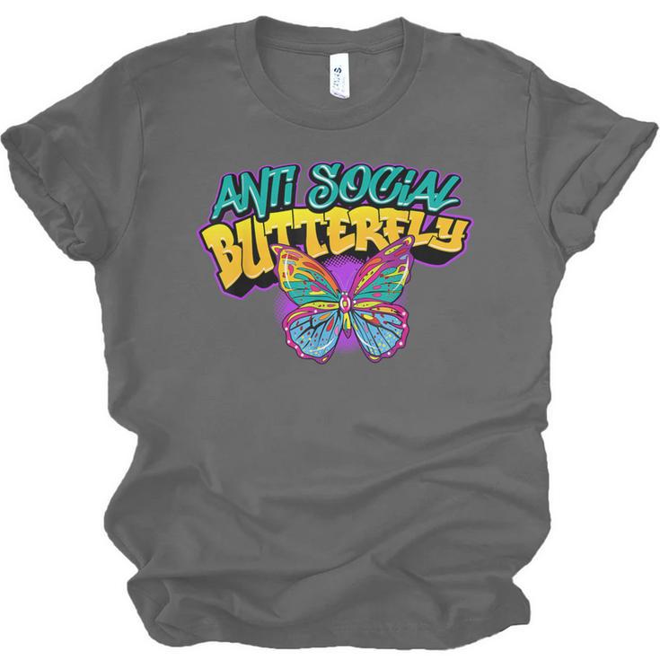 Antisocial Butterfly Shirts For Introvert Unisex Jersey T-Shirt Antisocial Butterfly Shirts For Introvert Unisex Jersey T-Shirt