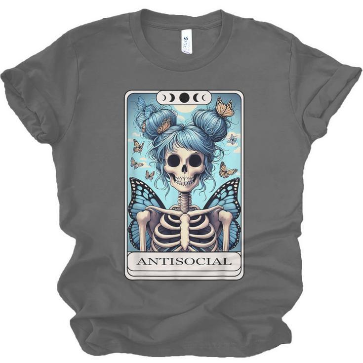 Antisocial Butterfly Tarot Card Introvert Women Stay Home Unisex Jersey T-Shirt Antisocial Butterfly Tarot Card Introvert Women Stay Home Unisex Jersey T-Shirt
