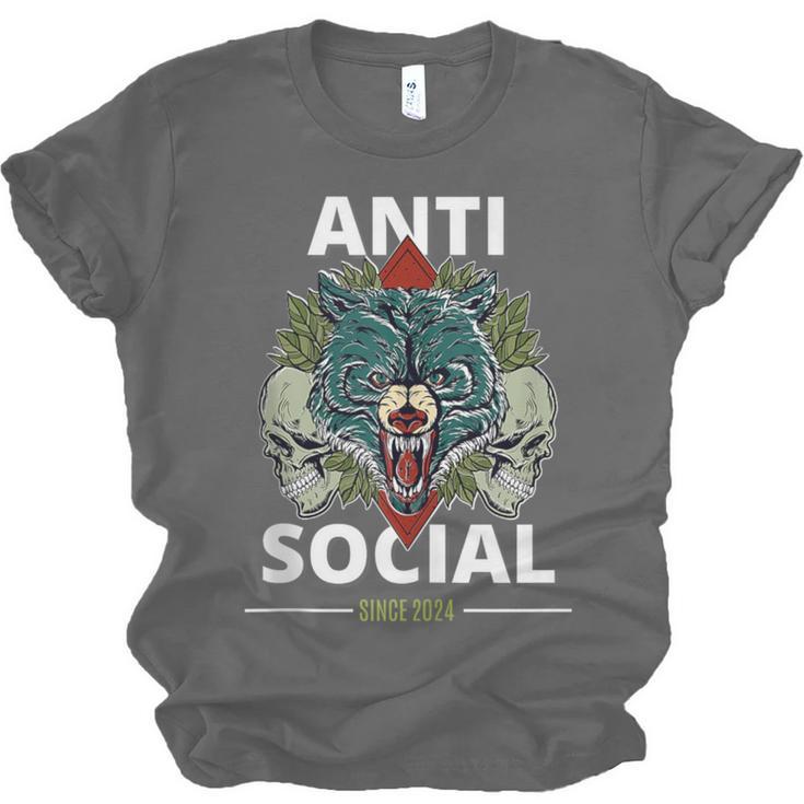 Antisocial Introvert I Like Being Alone Unisex Jersey T-Shirt Antisocial Introvert I Like Being Alone Unisex Jersey T-Shirt