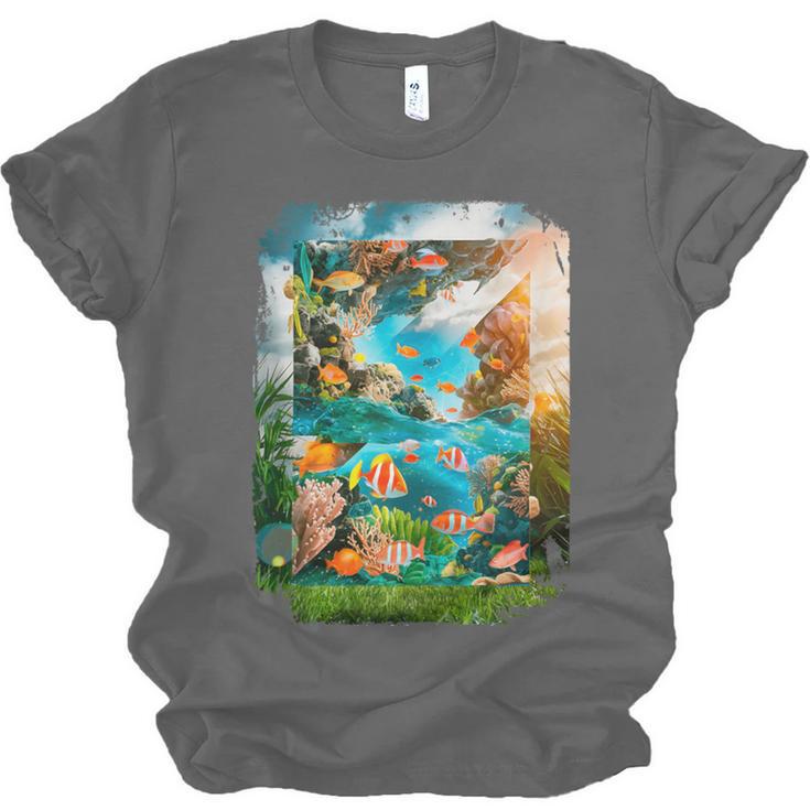 Aqua In The Skies Frutiger Aero Unisex Jersey T-Shirt