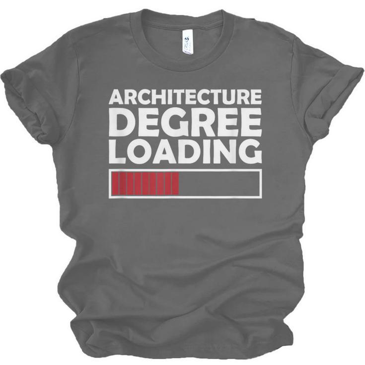 Architecture Degree Loading Graduation Student Unisex Jersey T-Shirt