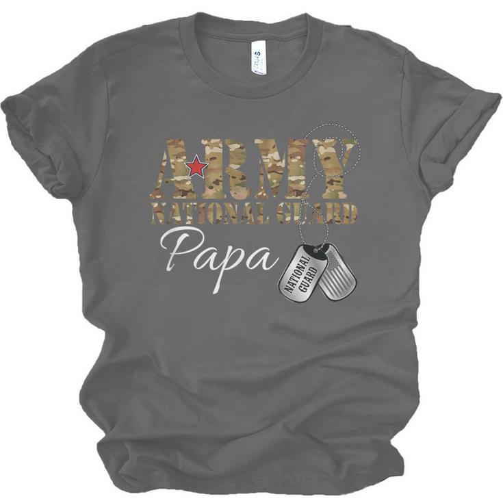 Army National Guard Papa Army National Guard Graduation Papa Unisex Jersey T-Shirt