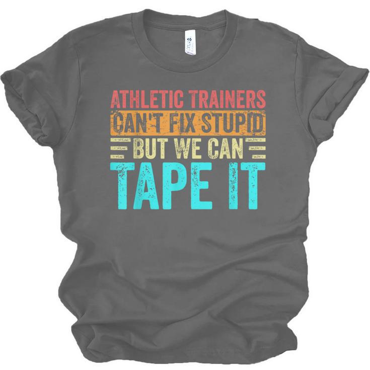 Athletic Trainers Fix Stupid Sports Graduation Vintage Unisex Jersey T-Shirt