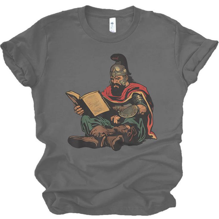 Attila The Hun Reading A Book Unisex Jersey T-Shirt