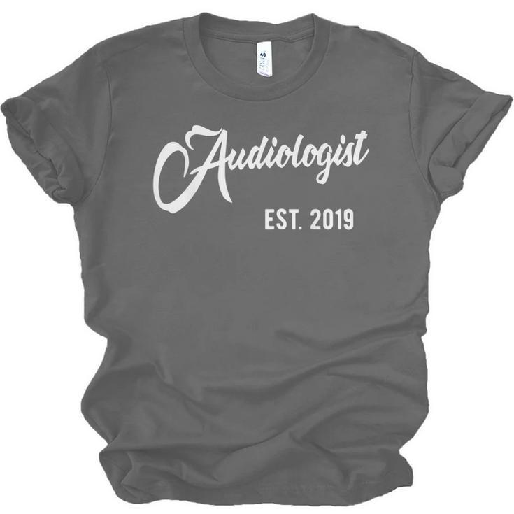 Audiologists Graduation Audiologist Est 2019 Shirt Unisex Jersey T-Shirt