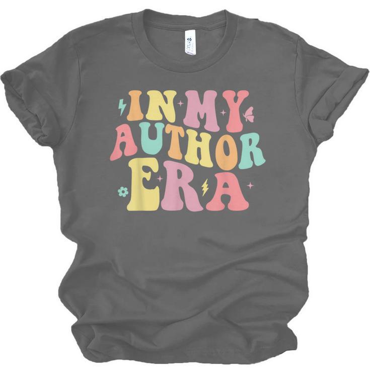 In My Author Era Writer Reading Writing Book Author Unisex Jersey T-Shirt