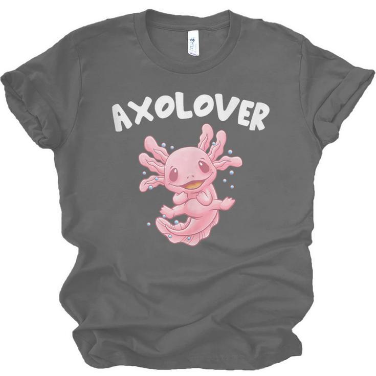 Axolovert Axolotl Humor Salamander Introvert Unisex Jersey T-Shirt