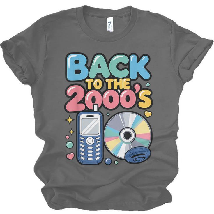 Back To The 2000s Retro Nostalgia Unisex Jersey T-Shirt