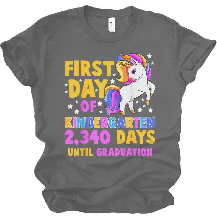Back To School First Day Of Kindergarten Graduation Unicorn Unisex Jersey T-Shirt