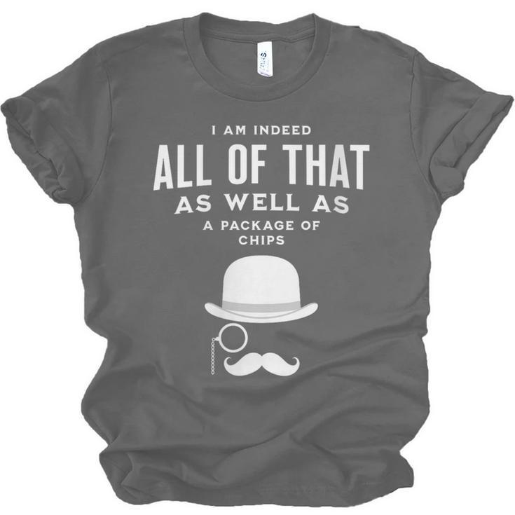 All Of That Bag Chips 1990s Nostalgia Saying British Unisex Jersey T-Shirt
