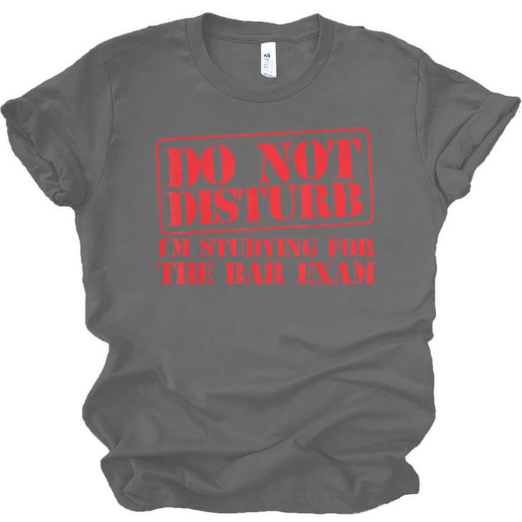 Bar Exam Law School Graduation Study T-Shirt Unisex Jersey T-Shirt