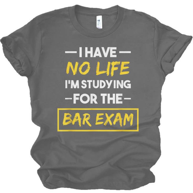 Bar Exam Shirt Law School Graduation Unisex Jersey T-Shirt