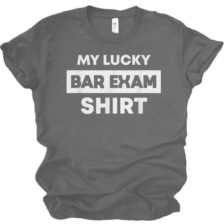 Bar Exam Tee Shirt Lucky Law School Graduation Unisex Jersey T-Shirt
