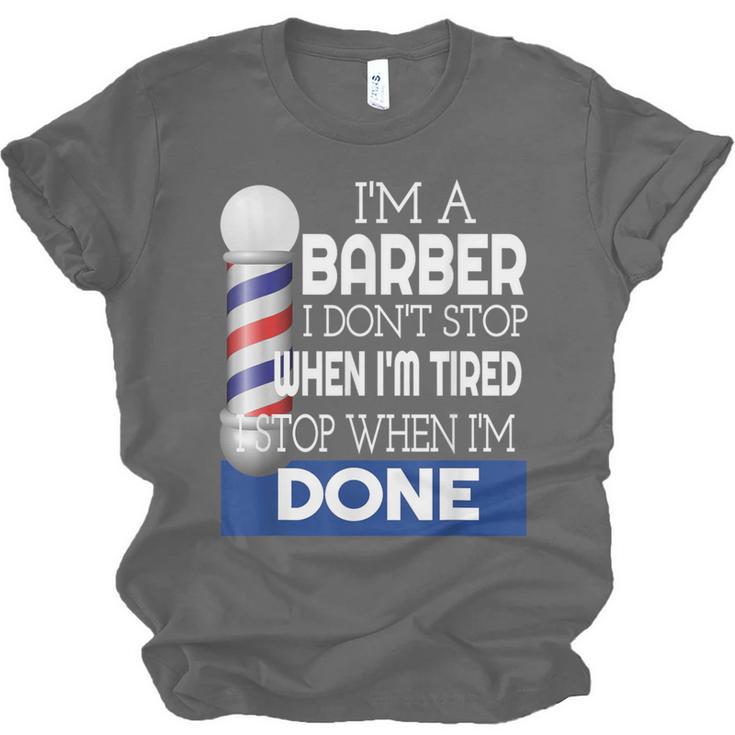 Barber Stylist Barber College Graduation Unisex Jersey T-Shirt
