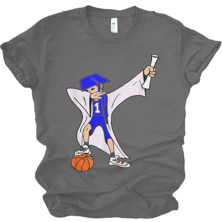 Basketball Dabbing Shirt Senior Graduation Him Her Unisex Jersey T-Shirt