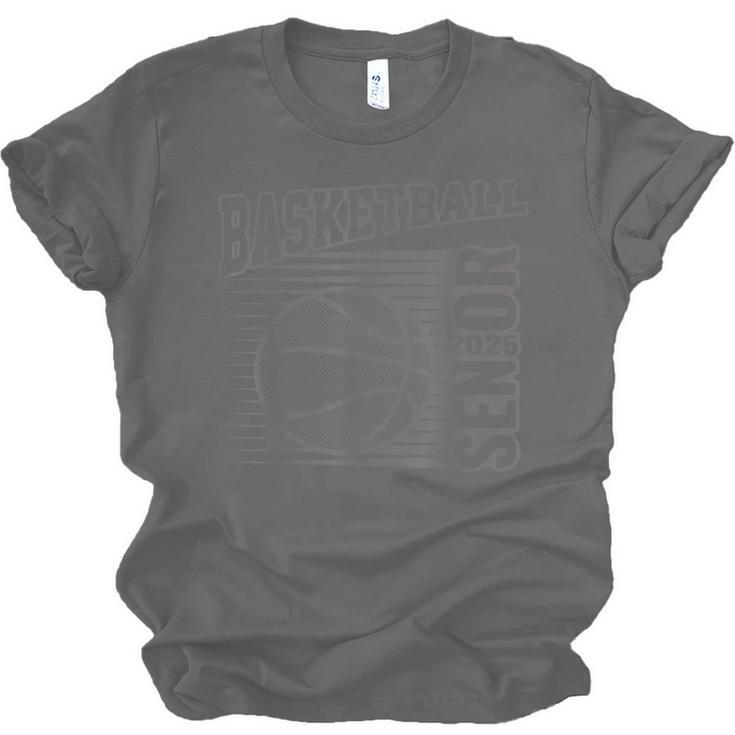 Basketball Senior For Boys &Girls Class 2025 Graduation Unisex Jersey T-Shirt