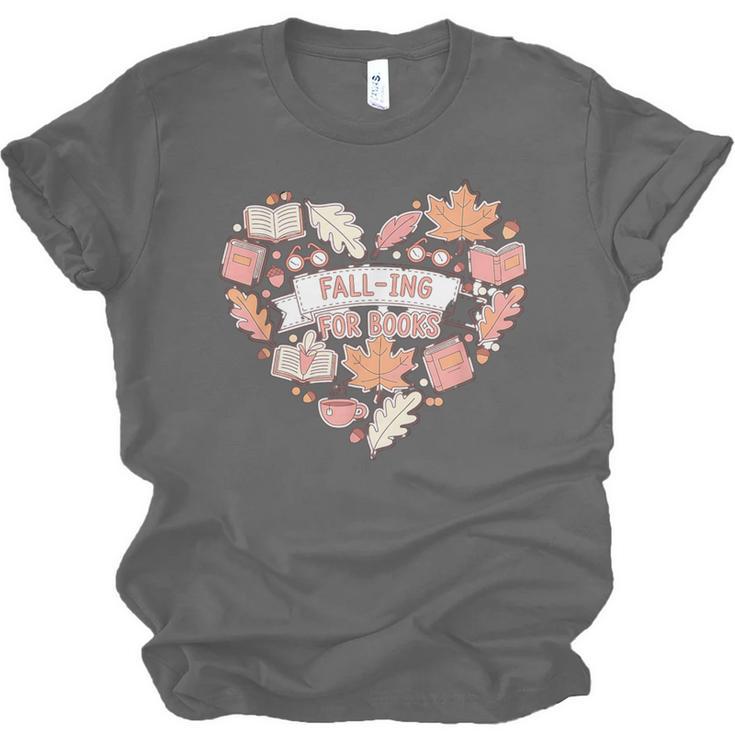 Big Book And Fall Heart Unisex Jersey T-Shirt Big Book And Fall Heart Unisex Jersey T-Shirt