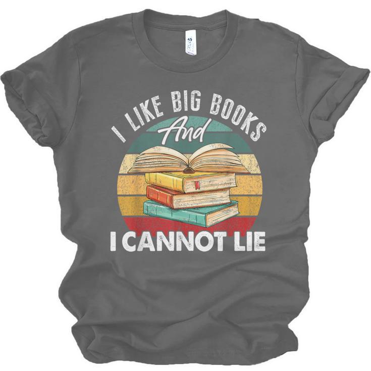 I Like Big Books Librarian Reading Teacher Book Lover Unisex Jersey T-Shirt I Like Big Books Librarian Reading Teacher Book Lover Unisex Jersey T-Shirt
