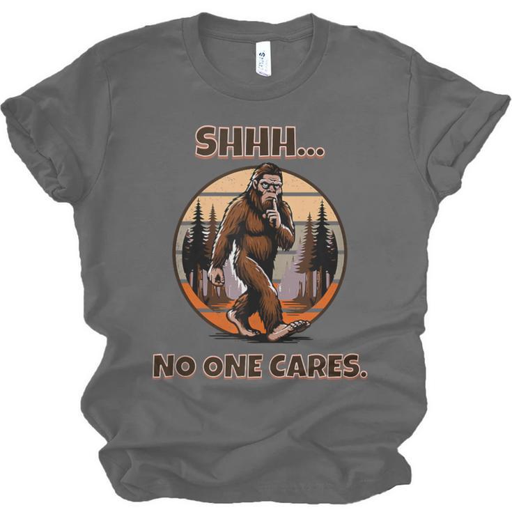 Bigfoot Sasquatch Lover Introvert Antisocial Humor Unisex Jersey T-Shirt