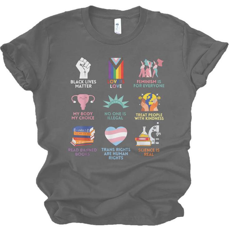 BLM Human Rights Feminism Trans Science Books LGBTQ Quote Unisex Jersey T-Shirt BLM Human Rights Feminism Trans Science Books LGBTQ Quote Unisex Jersey T-Shirt