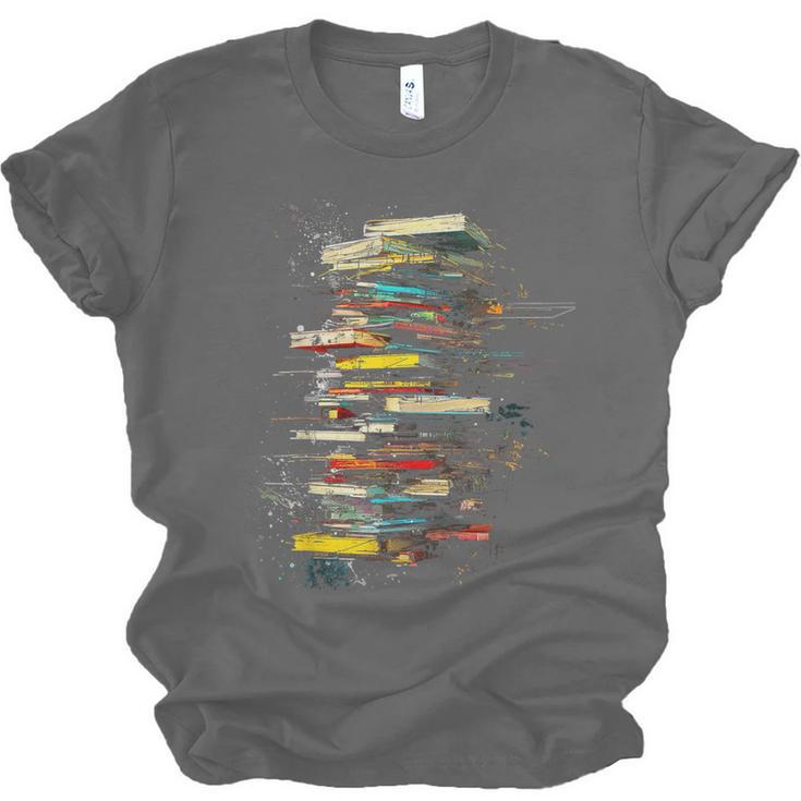 Book Abstract Art Drawing Painting Graphic Book Unisex Jersey T-Shirt Book Abstract Art Drawing Painting Graphic Book Unisex Jersey T-Shirt