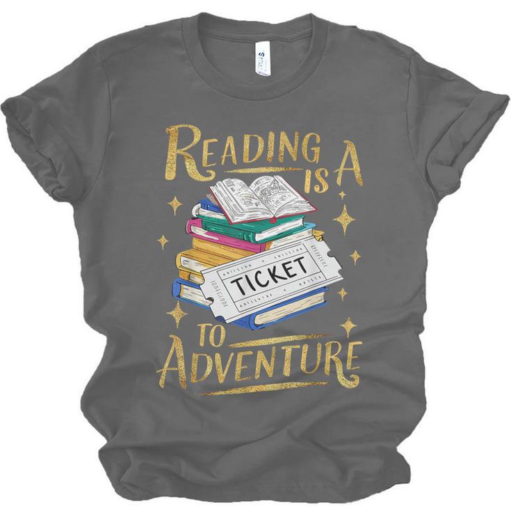 Book Adventure Library Student Teacher Book Unisex Jersey T-Shirt