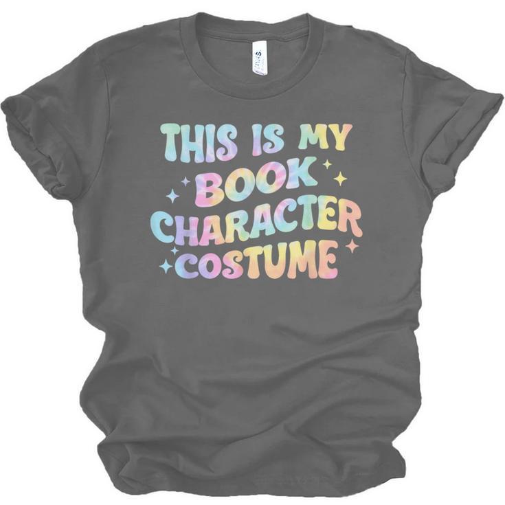 This Is My Book Character Costume Book Lover Groovy Unisex Jersey T-Shirt This Is My Book Character Costume Book Lover Groovy Unisex Jersey T-Shirt