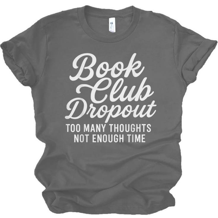 Book Club Droppout Introvert Reader Tee Unisex Jersey T-Shirt