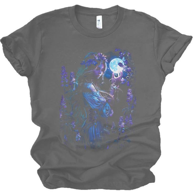 Book Fantasy Art Beautiful Elf Princess Fairy Unisex Jersey T-Shirt