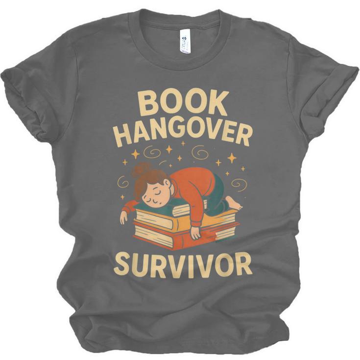 Book Hangover Survivor Reading Humor Librarian Bibliophiles Unisex Jersey T-Shirt