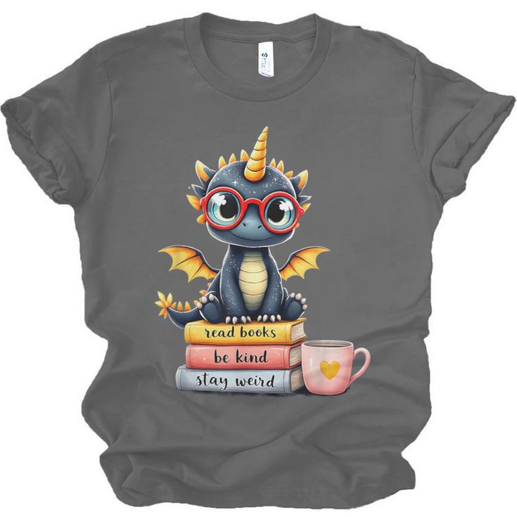 Book Lover Cute Baby Dragon Reading Unisex Jersey T-Shirt Book Lover Cute Baby Dragon Reading Unisex Jersey T-Shirt