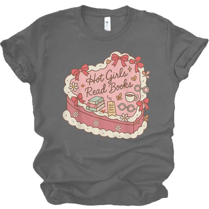 Book Lover Hot Girls Read Books Tee Unisex Jersey T-Shirt